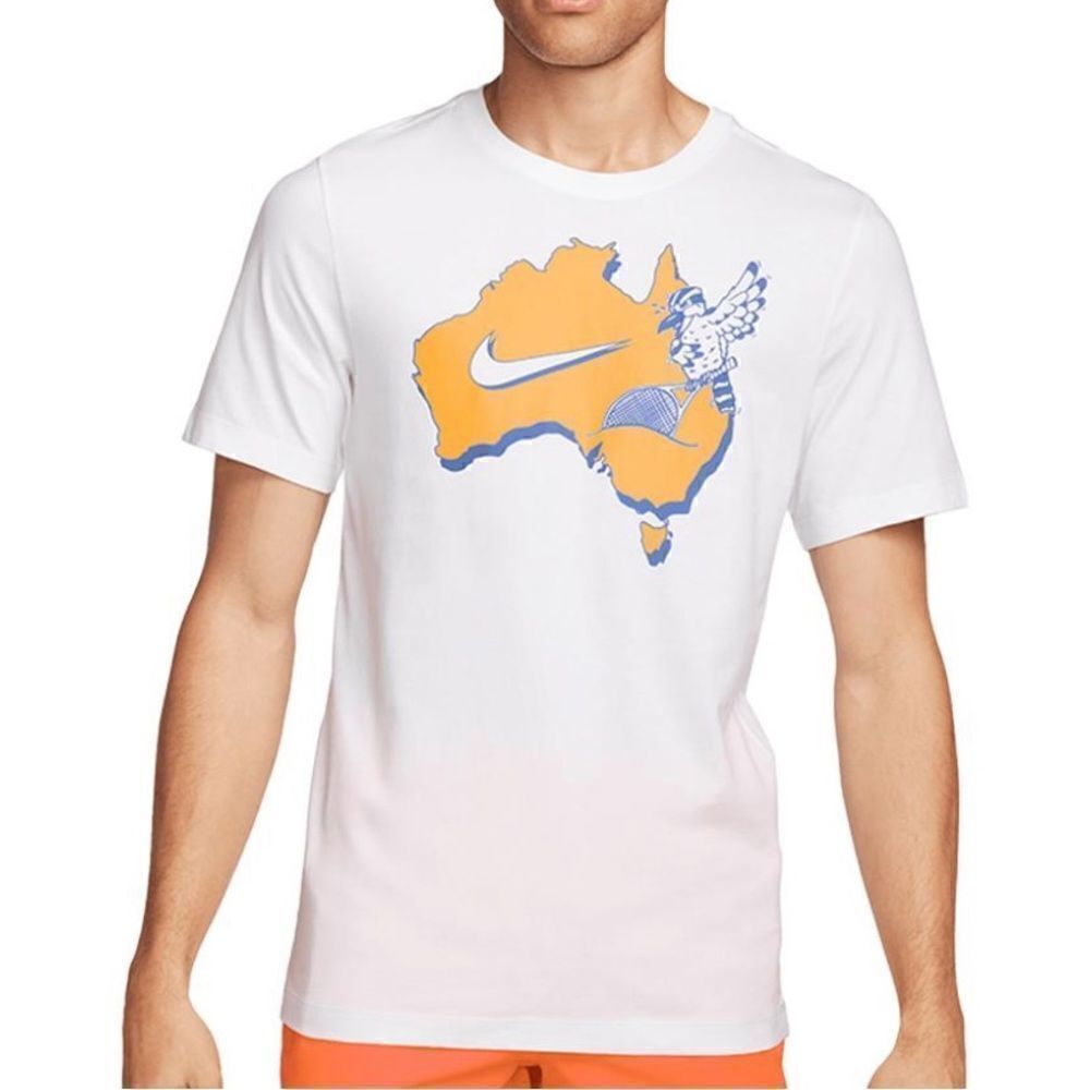 New Nike White Australian AO Open 2024 collector Tennis Aussie T shirt XL